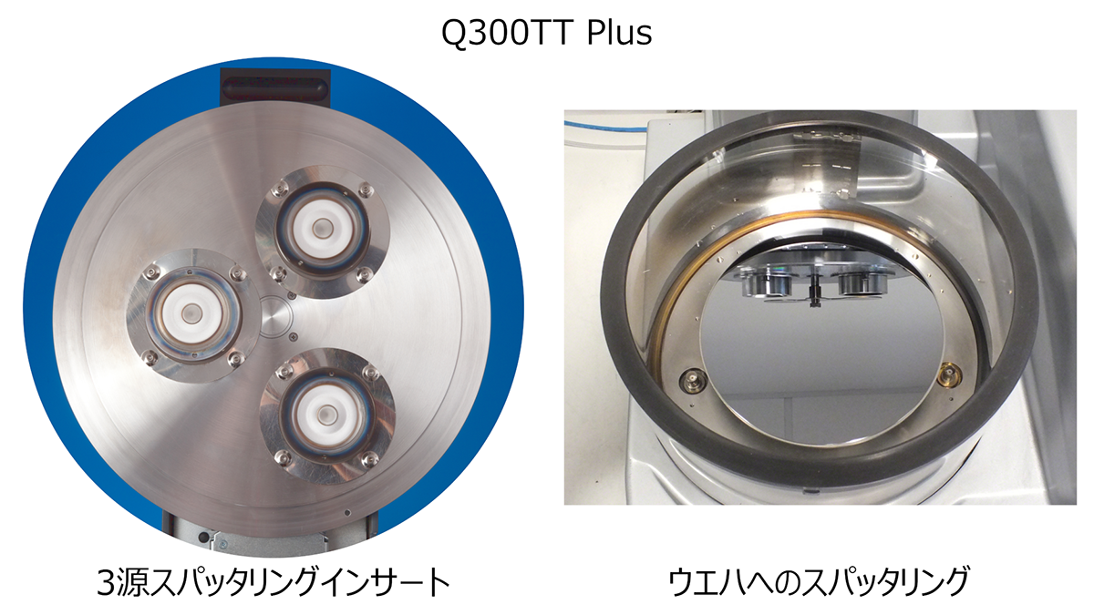 Q300TTヘッド＆成膜結果の参考画像